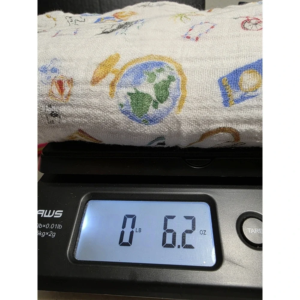 Aden + Anais Muslin‎ Swaddle Baby Blanket | Travel Theme | Ships Globes Vehicles
